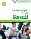 CAMBRIDGE ENGLISH FIRST RESULT TEACHER'S BOOK  (+ DVD) N/E
