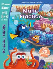 DISNEY LEARNING : FINDING DORY : MATHS PRACTICE AGES 5-6 PB