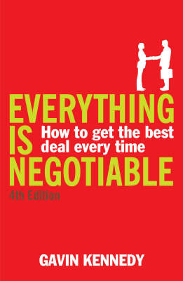 EVERYTHING IS NEGOTIABLE  Paperback