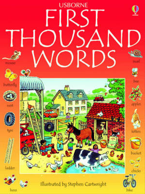 USBORNE : FIRST THOUSAND WORDS IN ENGLISH Paperback