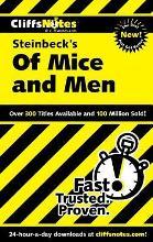 CLIFFSNOTES OF MICE AND MEN  Paperback