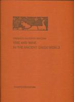 Vine and Wine in the Ancient Greek World