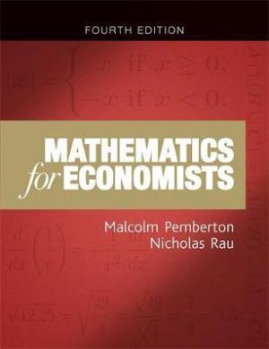 MATHEMATICS FOR ECONOMISTS Paperback