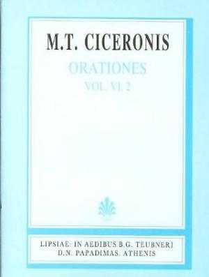 M. T. Ciceronis orationes