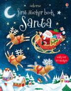 USBORNE : FIRST STICKER BOOK SANTA (+ STICKERS) Paperback