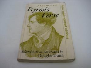 A CHOICE OF BYRON'S VERSE Paperback B FORMAT