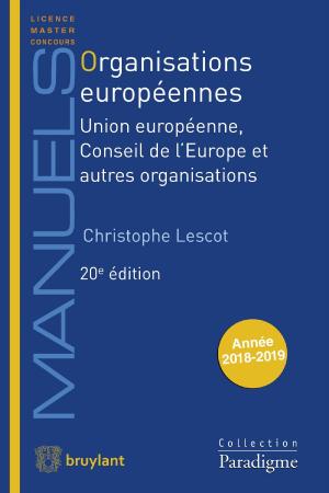 ORGANISATIONS EUROPEENNES - UNION EUROPEENNE, CONSEIL DE L'EUROPE ET AUTRES ORGANISATIONS