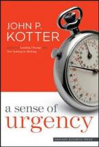 SENSE OF URGENCY  Paperback