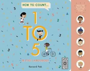 HOW TO COUNT 1 TO 5 IN FIVE LANGUAGES  Paperback