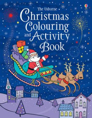 USBORNE : CHRISTMAS COLOURING AND ACTIVITY BOOK Paperback