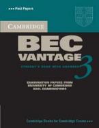 CAMBRIDGE BEC VANTAGE 3 STUDENT'S BOOK W/A