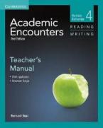 ACADEMIC ENCOUNTERS HUMAN BEHAVIOR READING & WRITING 4 TEACHER'S BOOK  MANUAL 2ND ED