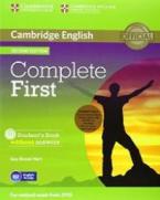 COMPLETE FIRST STUDENT'S BOOK PACK WO/A (+ WORKBOOK + CD + CD-ROM) 2ND ED