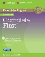 COMPLETE FIRST TEACHER'S BOOK  (+ TEACHER'S BOOK  RESOURCES CD-ROM) 2ND ED