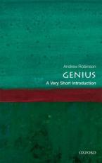 VERY SHORT INTRODUCTIONS : GENIUS Paperback A FORMAT