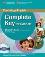 COMPLETE KEY FOR SCHOOLS STUDENT'S BOOK (+ CD-ROM)