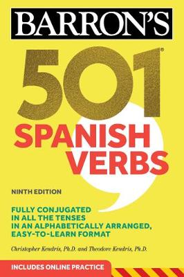 BARRON'S 501 SPANISH VERBS 9TH ED