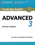 CAMBRIDGE ENGLISH ADVANCED 3 STUDENT'S BOOK WO/A