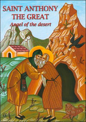 Saint Anthony the great. Angel of the desert