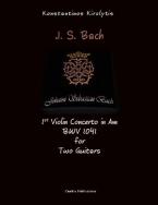 1st violin conserto in Am Bwv 1041 for two guitars