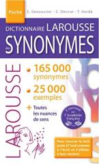 LAROUSSE DICTIONNAIRE POCHE SYNONYMES 2016 POCHE