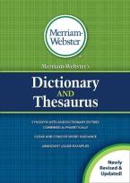 MERRIAM - WEBSTER'S DICTIONARY & THESAURUS Paperback