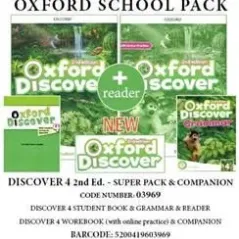 OXFORD DISCOVER 4 SUPER PACK (Student's Book + Workbook WITH ONLINE PRACTICE + GRAMMAR + COMPANION + READER) - 03969 2ND ED