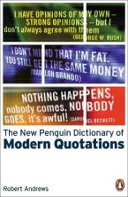 PENGUIN DICTIONARY : MODERN QUOTATIONS 2ND ED PB B