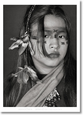 SEBASTIÆO SALGADO. AMAZ“NIA. POSTER 'ASHANINKA GIRL' HC