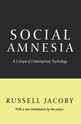 SOCIAL AMNESIA Paperback