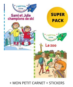 SUPER PACK SAMI ET JULIE (+ MON PETIT CARNET + STICKERS)