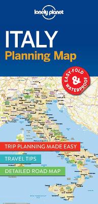 LONELY PLANET ITALY PLANNING MAP 1 MAP - END DATE 31/3/2025