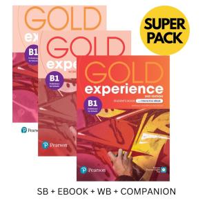 GOLD EXPERIENCE B1 SUPER PACK (Student's Book + EBOOK + Workbook + COMPANION) 2ND ED