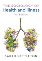 THE SOCIOLOGY OF HEALTH AND ILLNESS 4TH ED Paperback