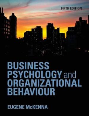 BUSINESS PSYCHOLOGY AND ORGANIZATIONAL BEHAVIOUR Paperback