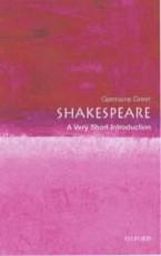 VERY SHORT INTRODUCTIONS : SHAKESPEARE Paperback A FORMAT